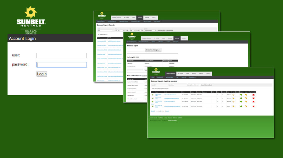 Sunbelt Rentals Expense Prgram Example